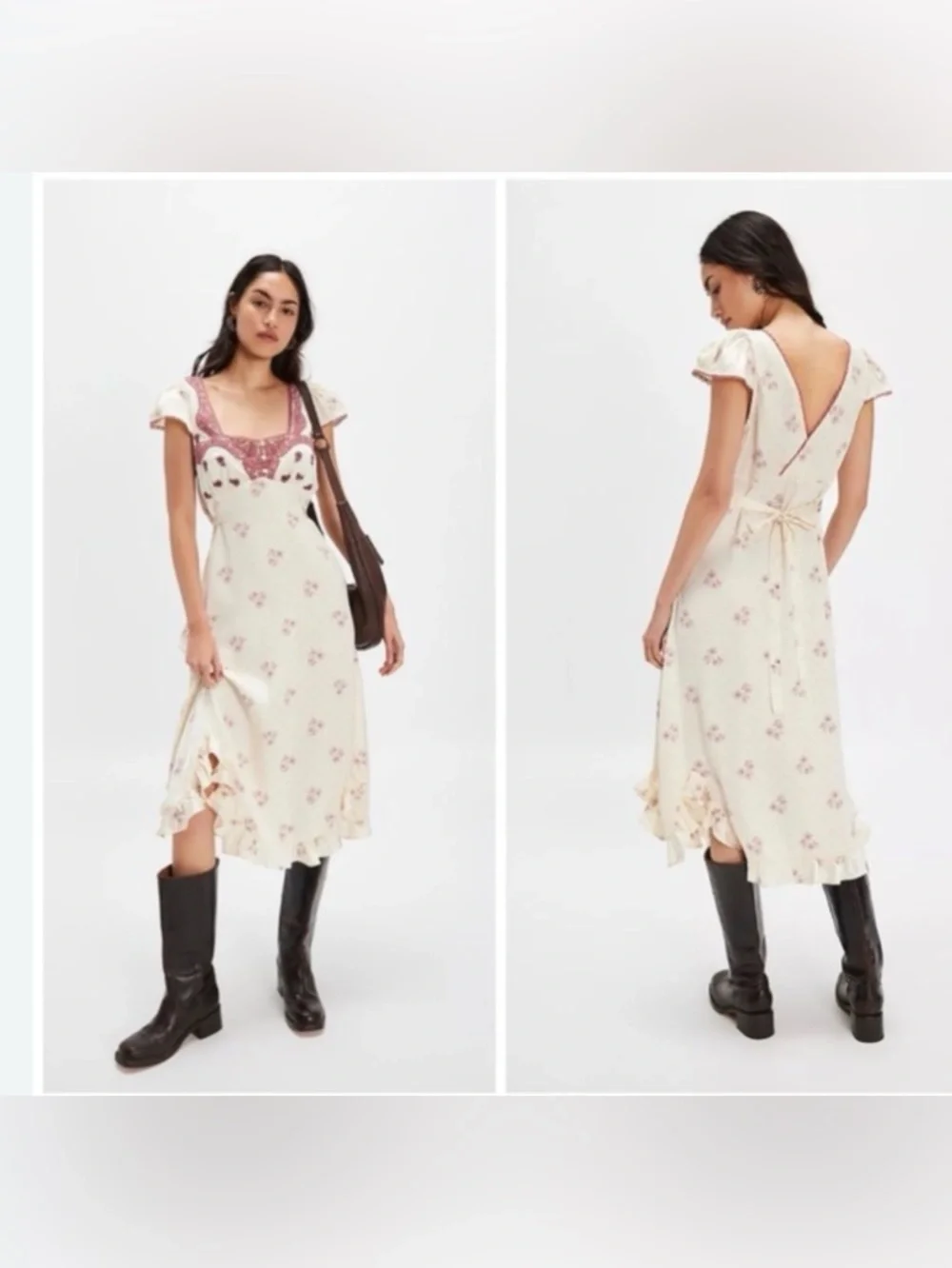 FREE PEOPLE Haven Midi Dress size medium - Picture 5 of 16